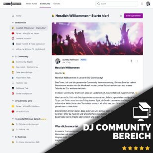 DJ Community Bereich