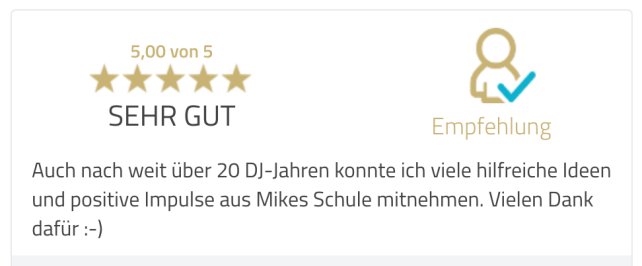 DJ Mike Hoffmann Erfahrung