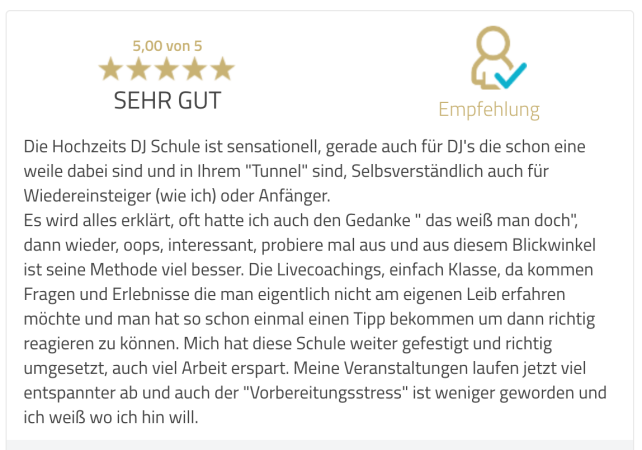 DJ Mike Hoffmann Erfahrung