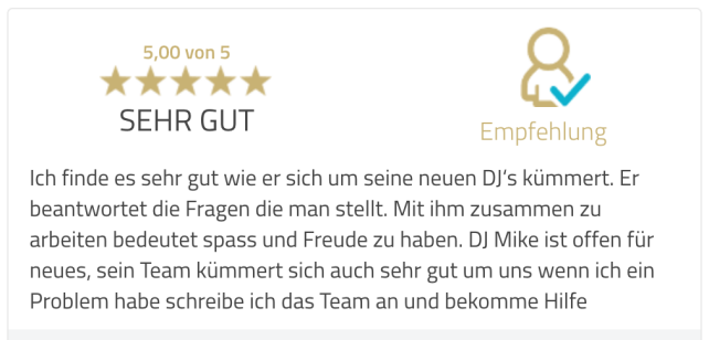 DJ Mike Hoffmann Erfahrung