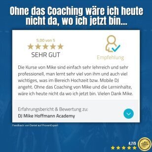 Erfahrung DJ Mike Hoffmann