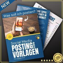 Social Media Planer für DJs - 52+3 Posting Vorlagen