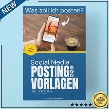 Social Media Planer für DJs - 52+3 Posting Vorlagen