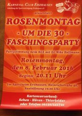Rosenmontags Party in Erzhausen mit DJ Mike Hoffmann
