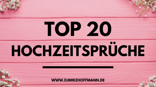 Hochzeitsspruche Top 20 Spruche Zur Hochzeit