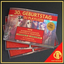 30. Geburtstag DJ Playliste