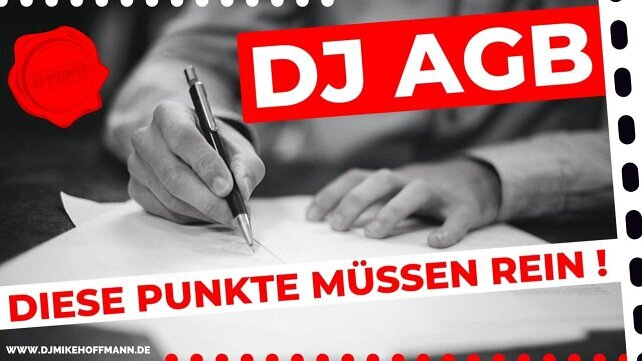 AGB für DJs